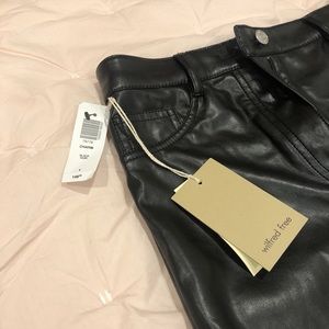 Aritzia vegan leather pants